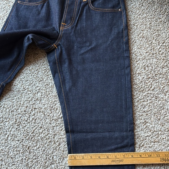 NWT Nudie Jeans Co Men’s Steady Eddie II Tapered Dry True Denim Jeans 29 x 34 - Picture 12 of 16
